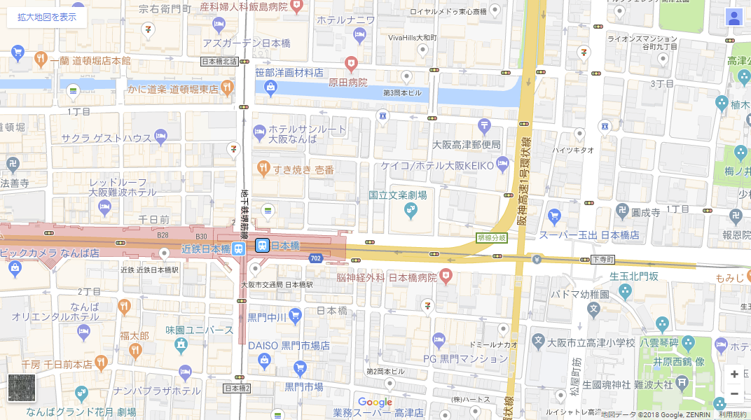 日本橋店マップ