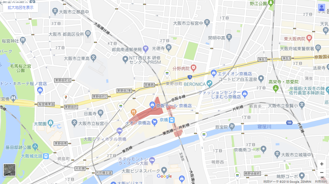 京橋店マップ